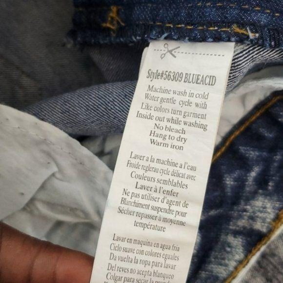 LONDON | Low Rise Skinny Fit Denim Jeans - Picture 10 of 11